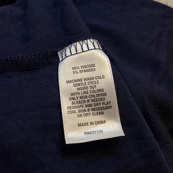 Kim Rogers Everyday Cardigan Harbor Navy 1X - Picture 4 of 4